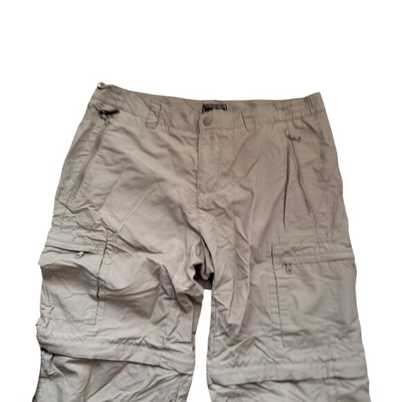 Mens Tan REI Convertible Nylon Cargo Pants - Picture 8 of 11